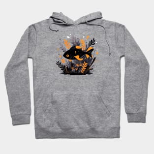 Goldfish and seaweed Hoodie